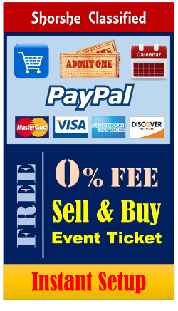 Sell your event ticket free